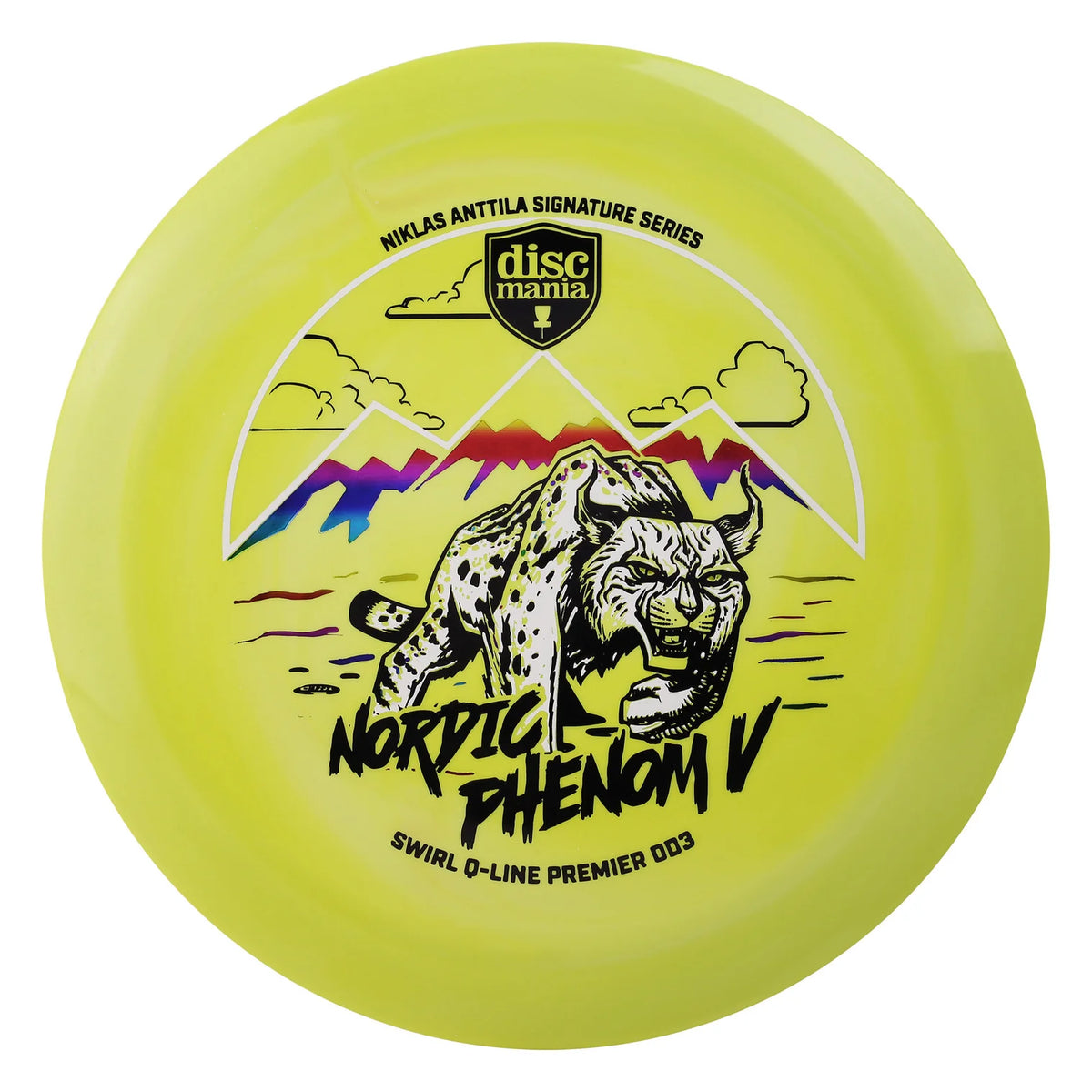 Discmania DD3 Q-Line Swirl Premier SS Nordic Phenom V (Niklas Anttila 2026)