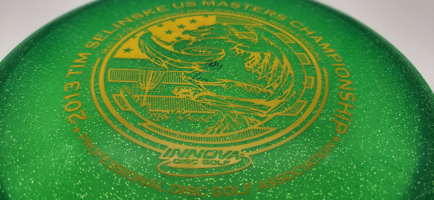 GEM #122 Innova Champion Metal Flake Shark, 2013 Tim Selinske US Masters Championship - Rapid Fire Disc Golf