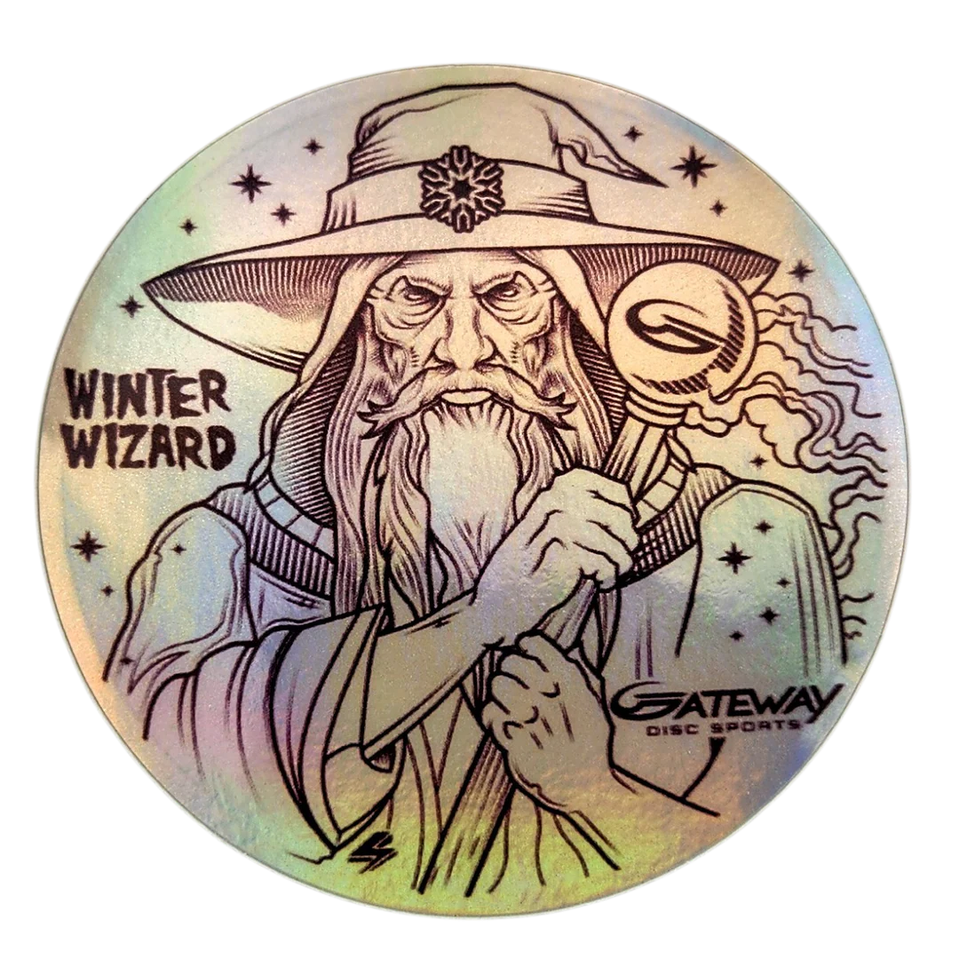 Gateway Sticker Holographic Winter Wizard 26 circle