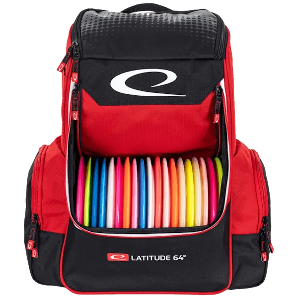 Latitude 64 Bag Core Backpack-Red - Rapid Fire Disc Golf