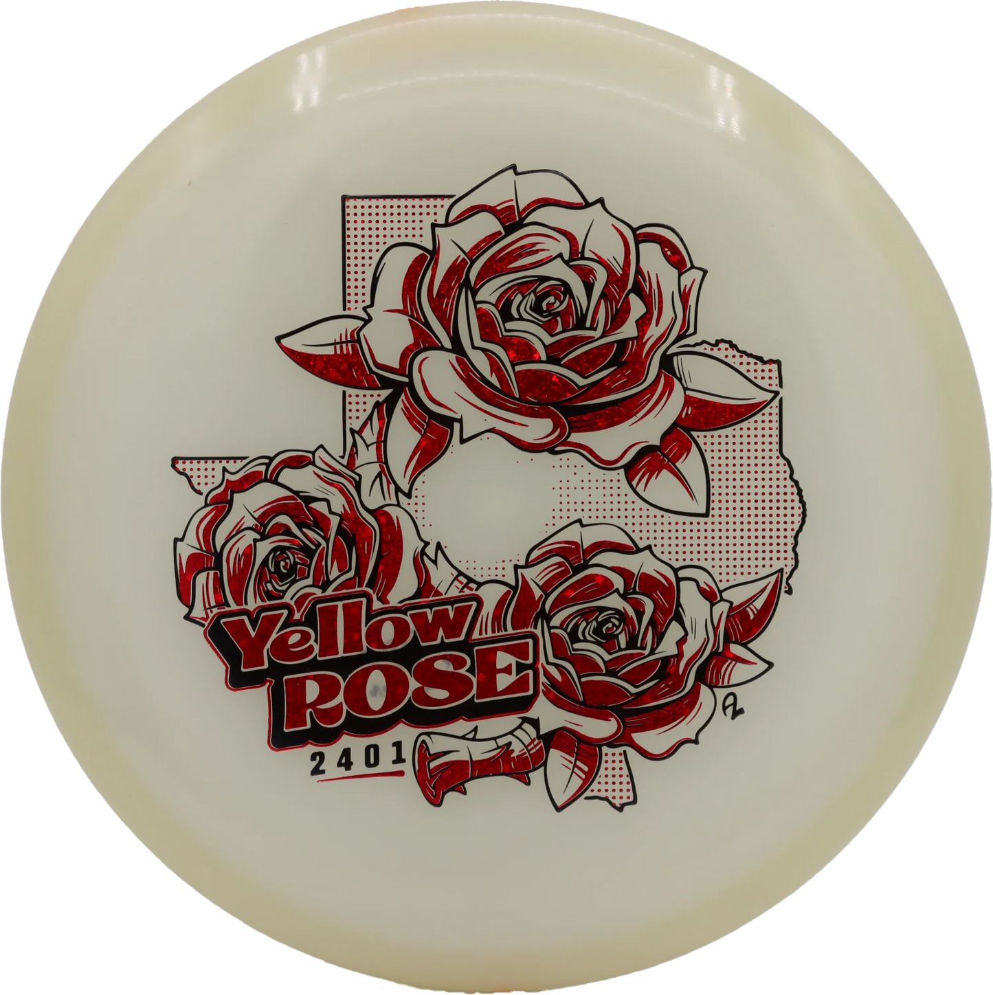 Lone Star Yellow Rose Alpha Glow