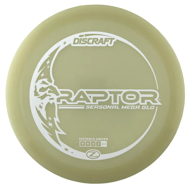 Discraft Raptor Seasonal MEGA Glow - Rapid Fire Disc Golf