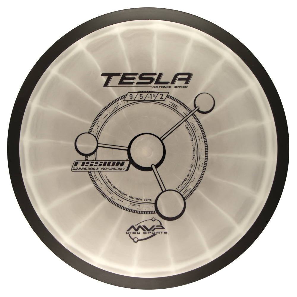 MVP Tesla – Fission Plastic - Grey disc on white background