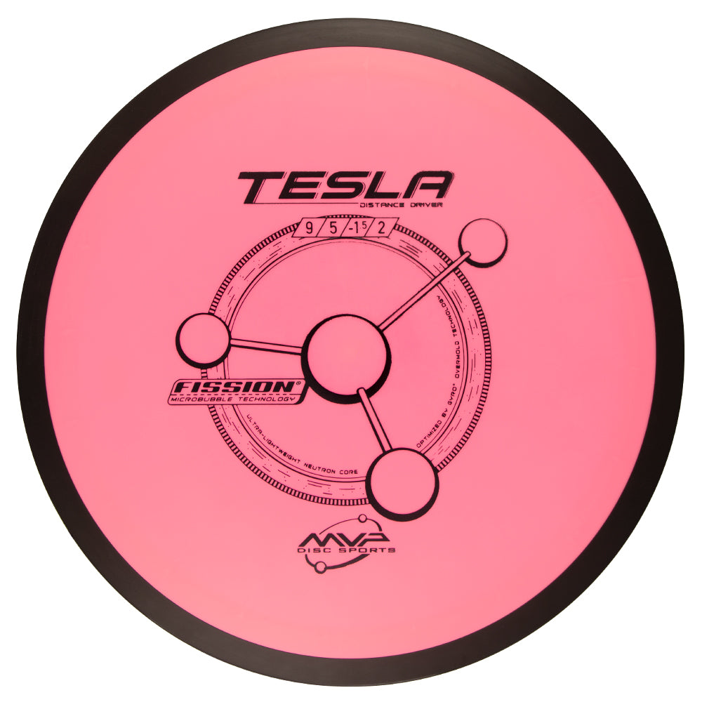 MVP Tesla – Fission Plastic - Pink disc on white background
