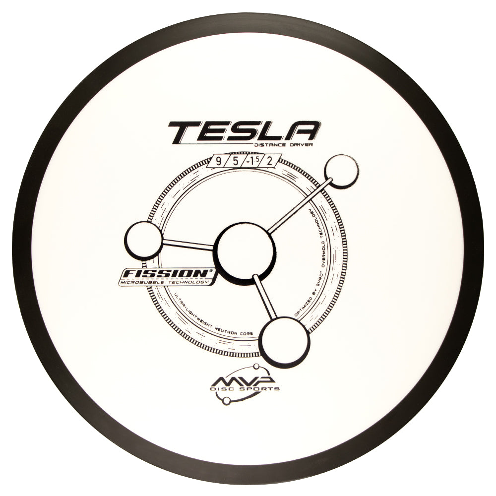 MVP Tesla – Fission Plastic - White disc on white background