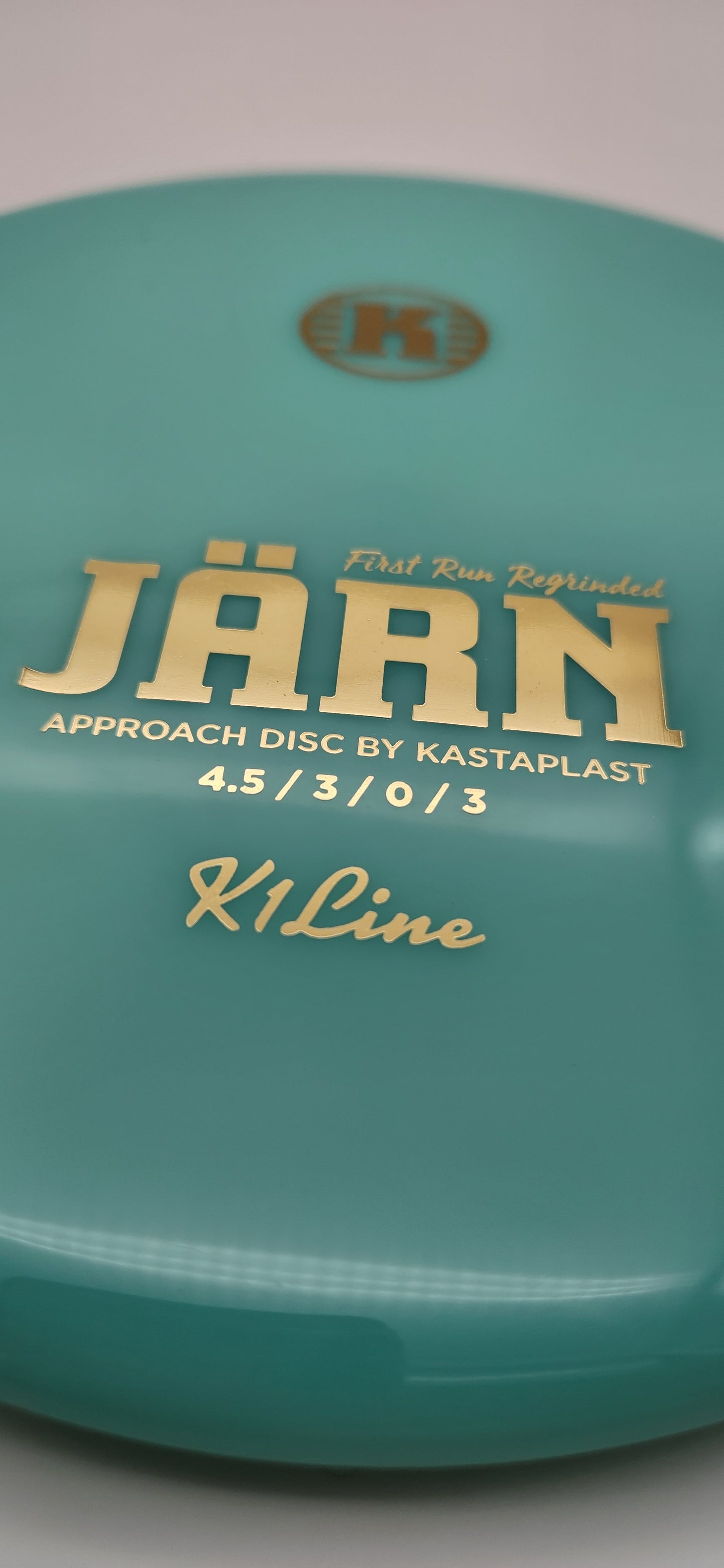 GEM #354 Kastaplast K-1 Jarn First Run Regrinded - Rapid Fire Disc Golf