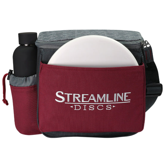 Streamline Bag Cell Starter-Burgundy/Black - Rapid Fire Disc Golf