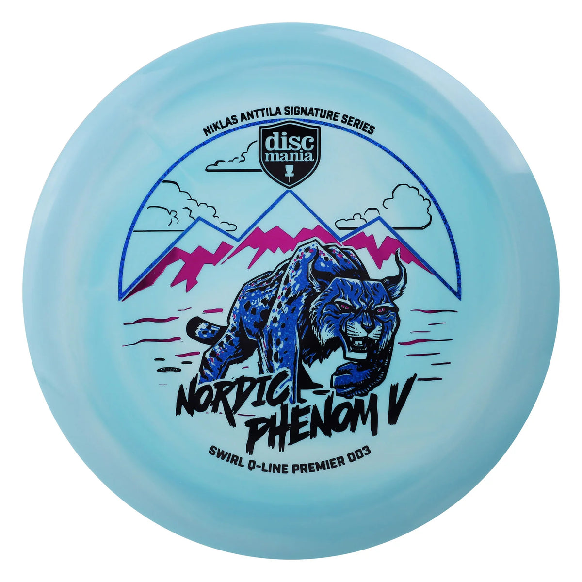 Discmania DD3 Q-Line Swirl Premier SS Nordic Phenom V (Niklas Anttila 2026)