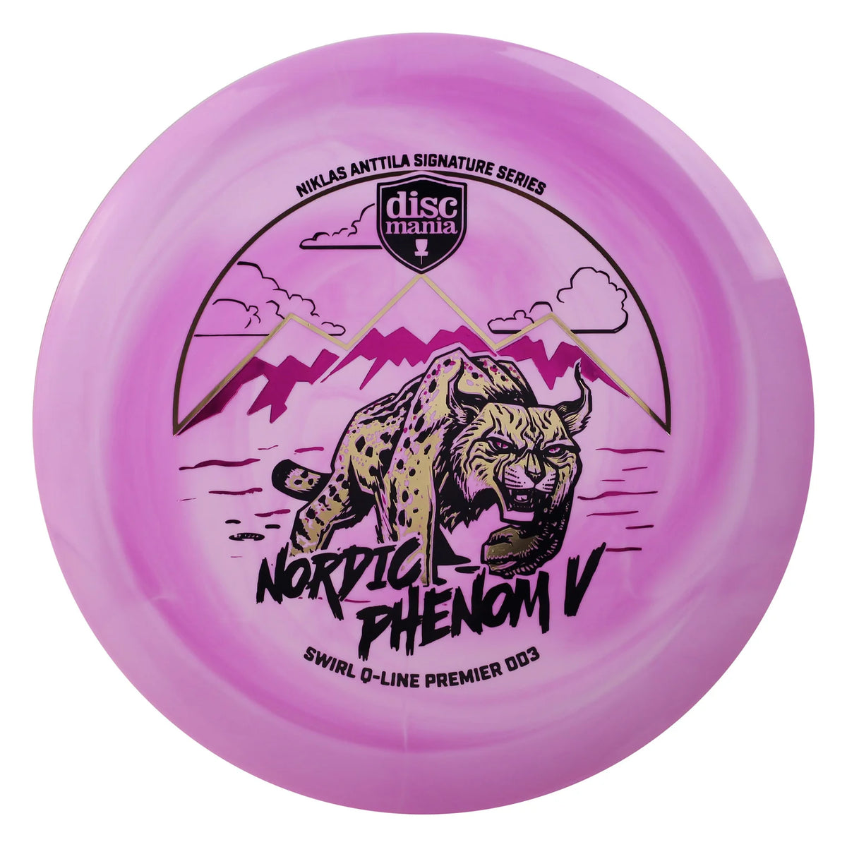 Discmania DD3 Q-Line Swirl Premier SS Nordic Phenom V (Niklas Anttila 2026)