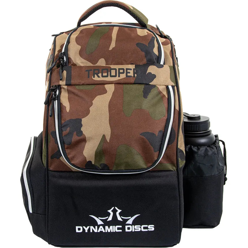 Dynamic Bag Trooper Backpack - Woodland Camo - Rapid Fire Disc Golf