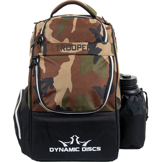 Dynamic Bag Trooper Backpack - Woodland Camo - Rapid Fire Disc Golf