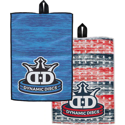 Dynamic Towel Quick-Dry Blue Scratched Camo - Rapid Fire Disc Golf