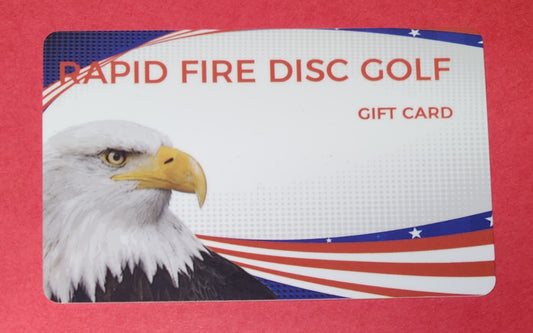 Rapid Fire Disc Golf physical gift card