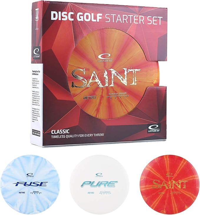 LAT64 Set Retro 3-Disc Starter - Rapid Fire Disc Golf