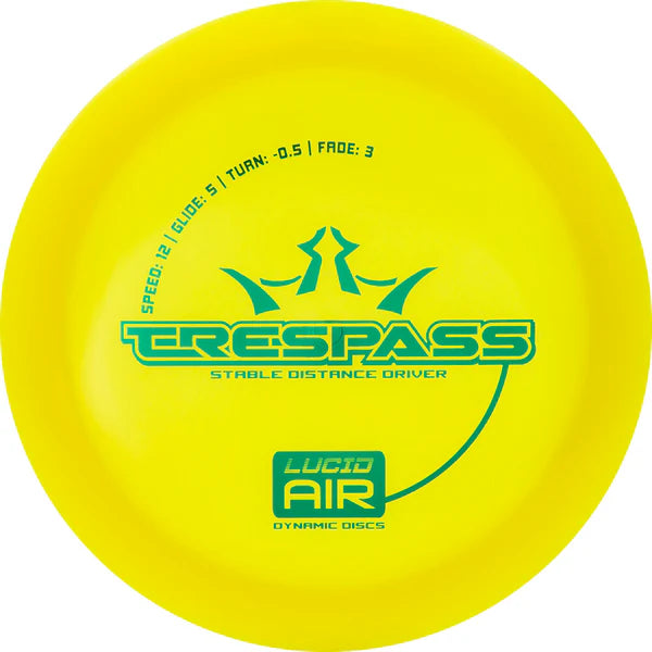 Dynamic Trespass Lucid Air 150-159 - Rapid Fire Disc Golf