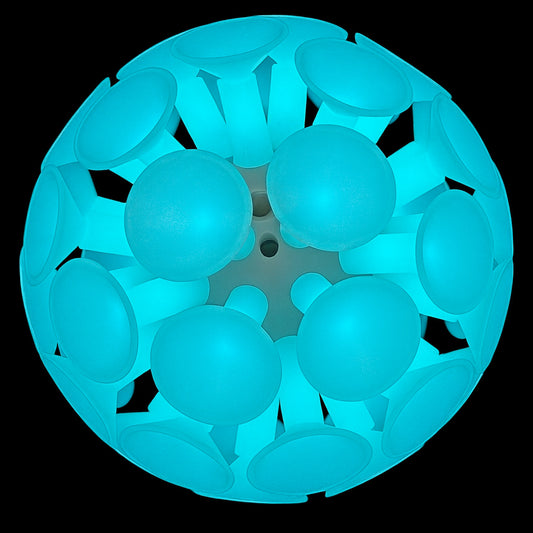 Max Distance Suction Cup Ball M5-Glacier Glow