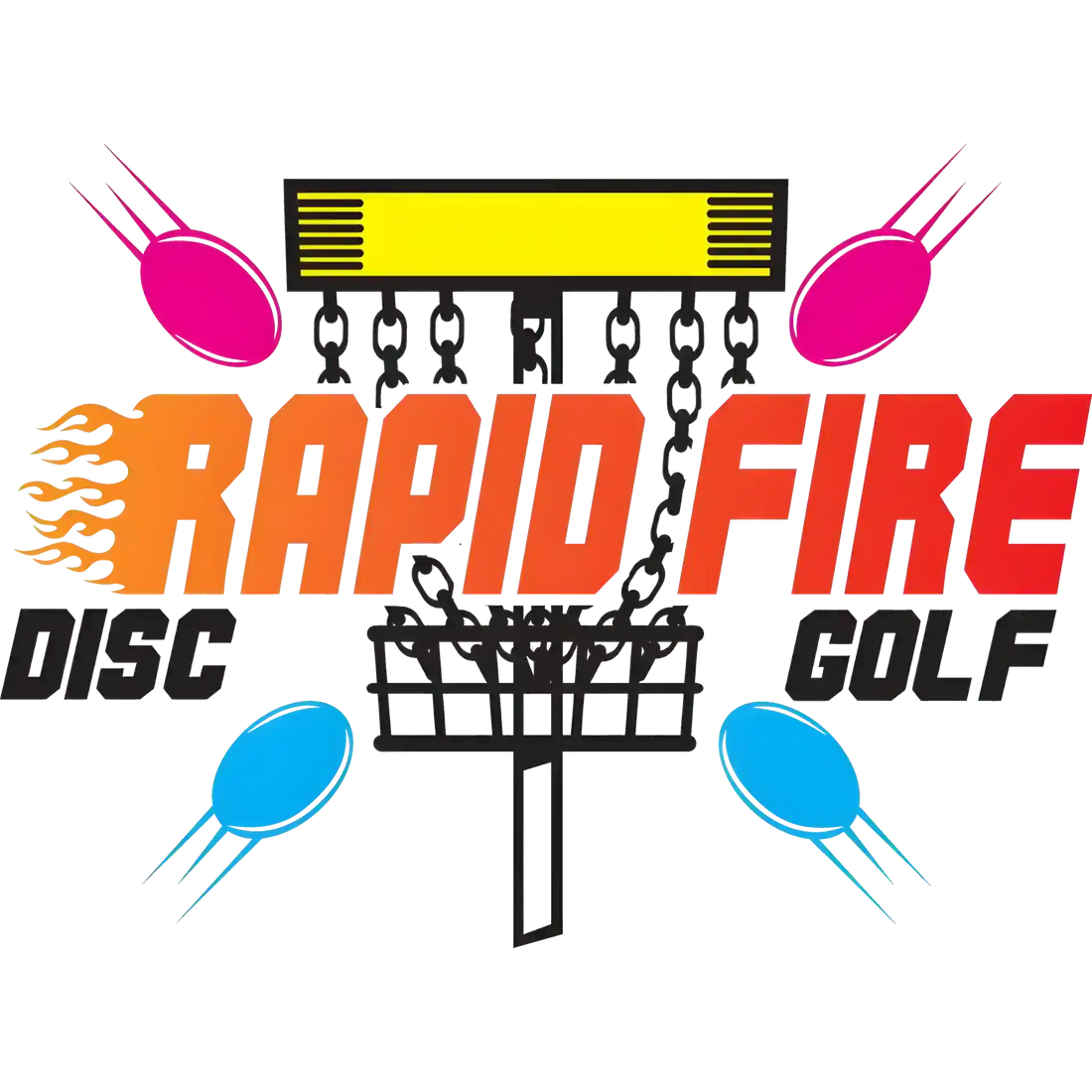 Rapid Fire Disc Golf Logo
