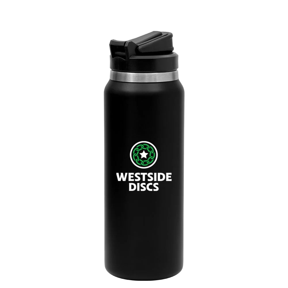 Westside Bottle Stainless Steel 32oz Water Bottle w/ Straw