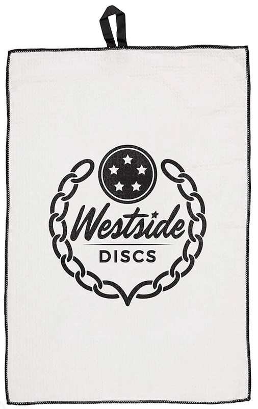 Westside Towel Microfiber White - Rapid Fire Disc Golf