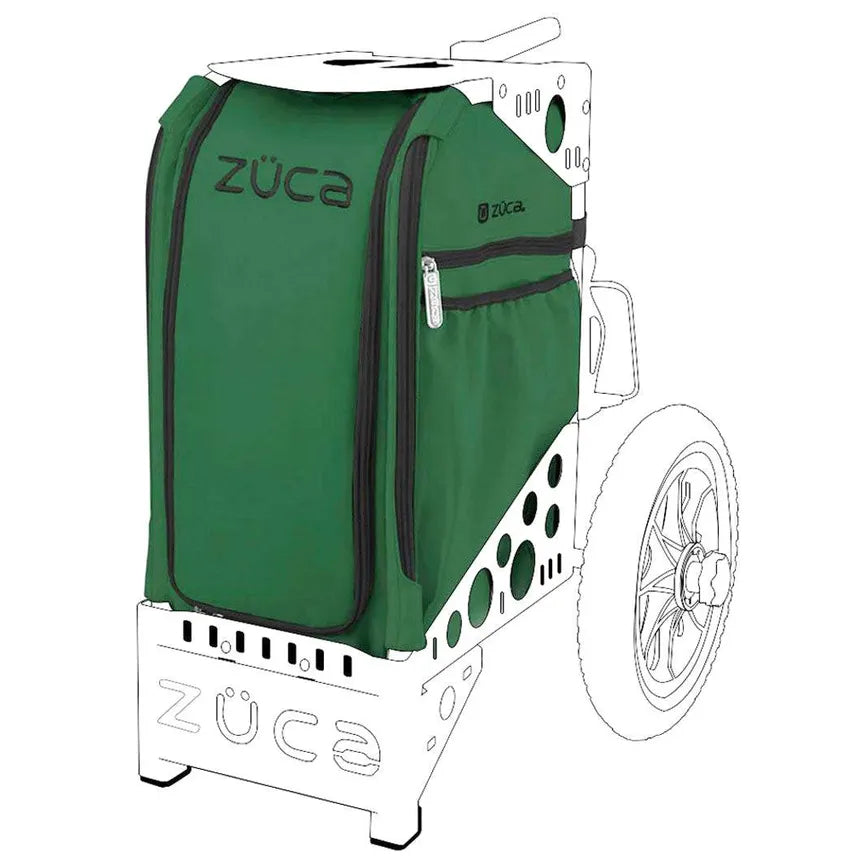 ZUCA All Terrain Cart Black/Emerald Bag
