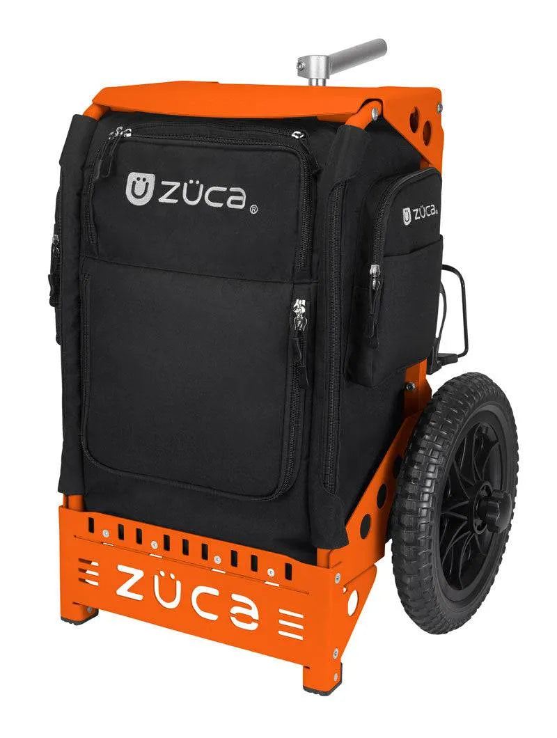 ZUCA Backpack Trekker Cart Orange w/Blk Bag, Complete Set