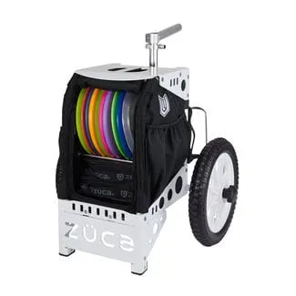 ZUCA Compact Cart Ulibarri White W/Blk Bag