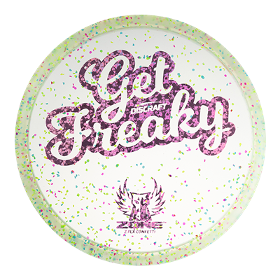 Discraft Zone Z Cryztal FLX Confetti Get Freaky - Rapid Fire Disc Golf