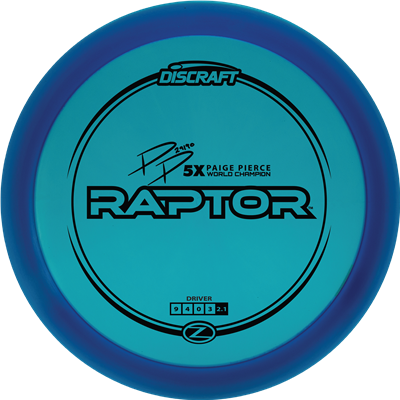 Discraft Raptor Z (PP) 173-175 - Rapid Fire Disc Golf